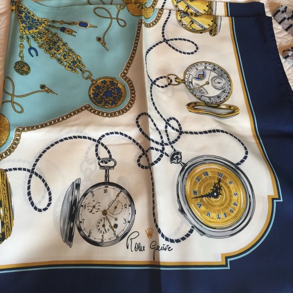 rolex silk scarf