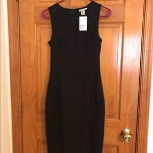 Black sheath dress