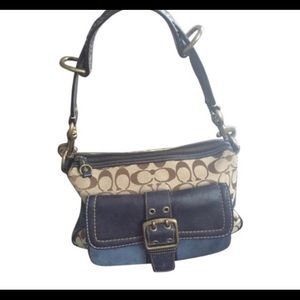 COACH SUEDE MOMOGRAM