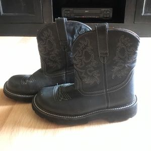 Ariat Fatbbay boots. Black.