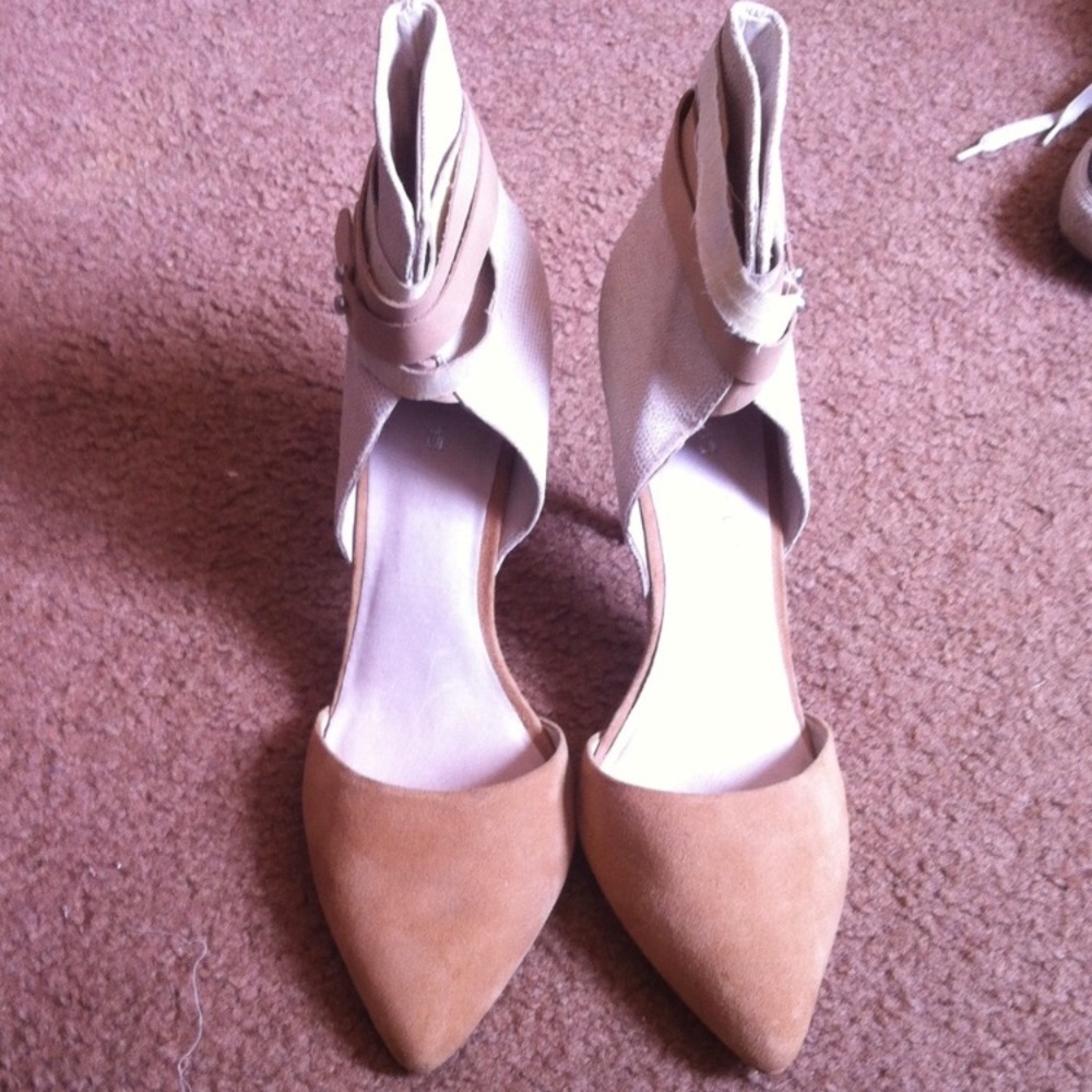Joe's jeans suede heels