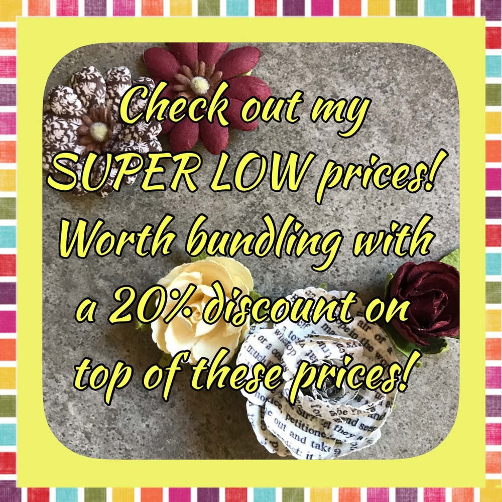 BUNDLE WORTHY PRICES!