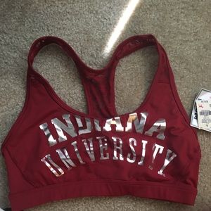 Indiana university sports bra by VS Pink