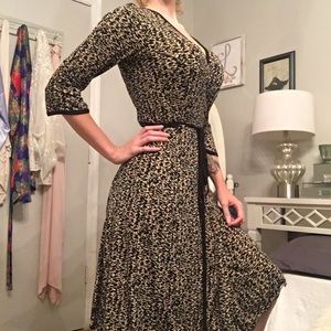 Vintage style wrap dress