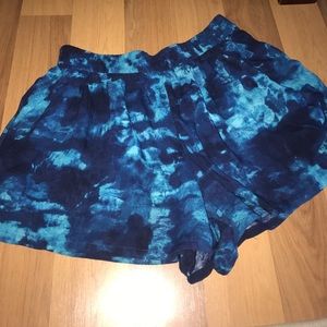 Tie dye shorts