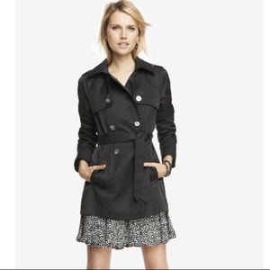 Express size XS black trench coat