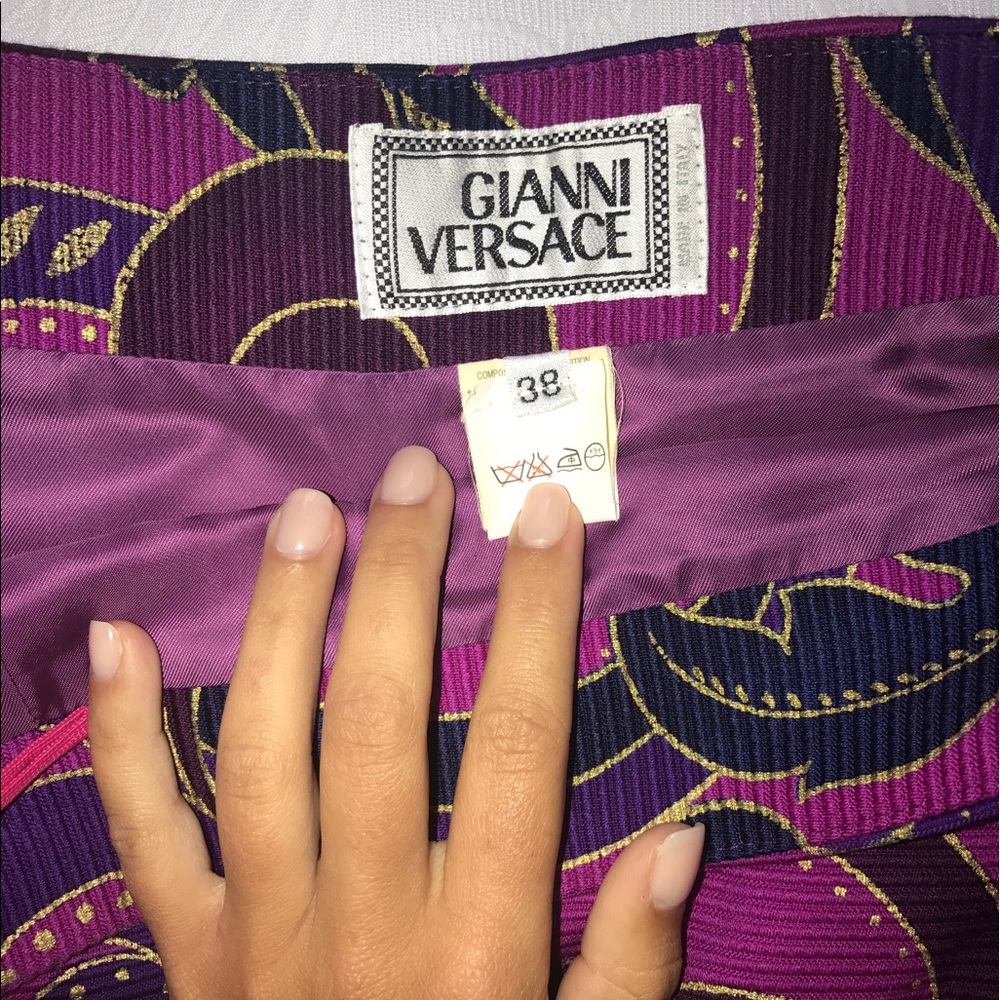 Versace Patterned Skirt Mint Condition - image 3