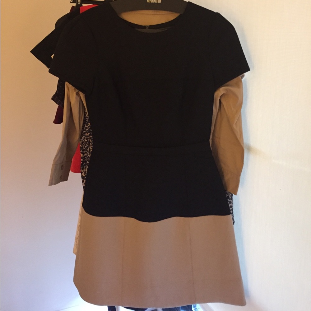 Two-color dress