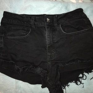 American eagle gently won black jean shorts