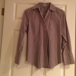 Great suiting shirt or with cropped pants