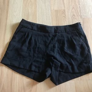 Black express dress shorts.