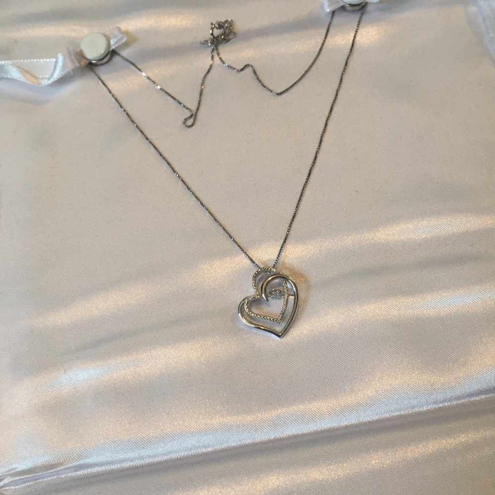 Helzberg heart necklace