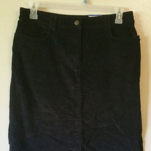 Croft & Barrow size 12 New Black Skirt
