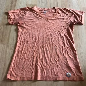 Orange carhartt tee.