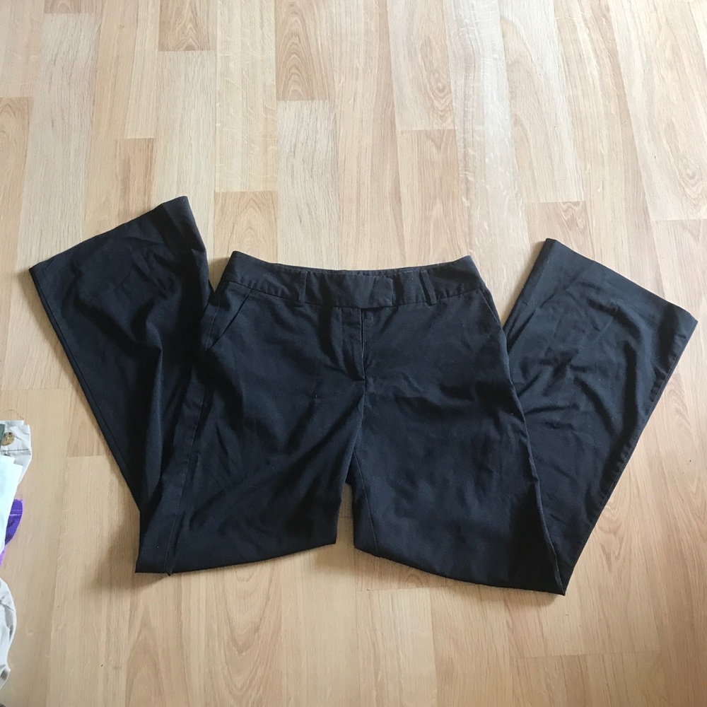 Black dress pants.
