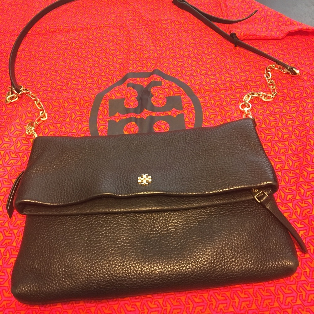 Tory Burch black leather cross body