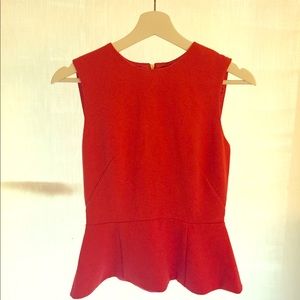 Cute red sleeveless top