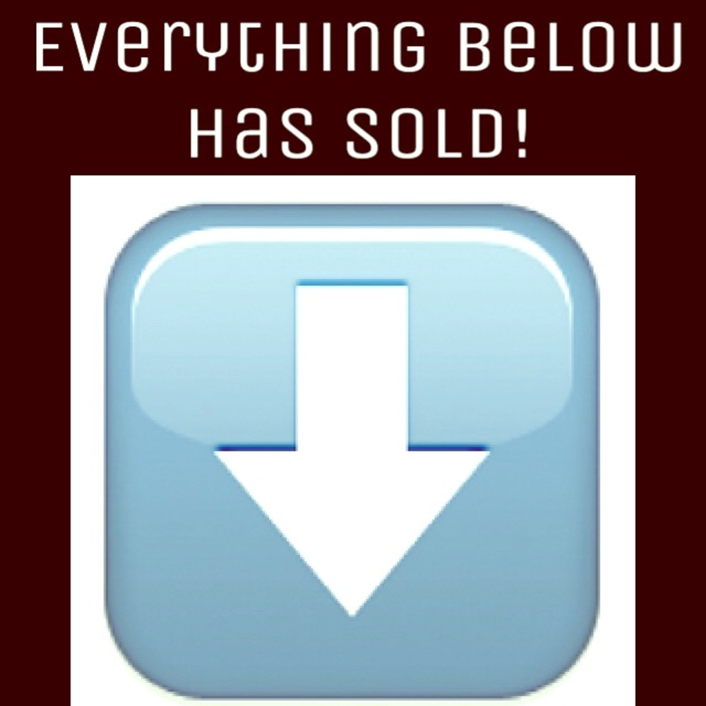 All items below have been bought from my closet.