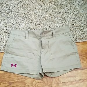 Under Armour Khaki Golf Short