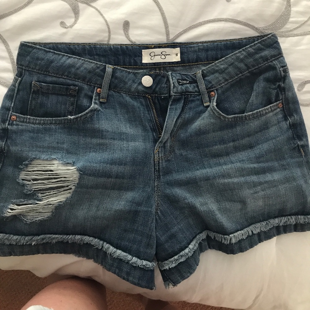 Jessica Simpson denim shorts