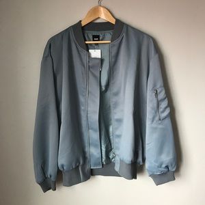 Oversized Bomber Jacket