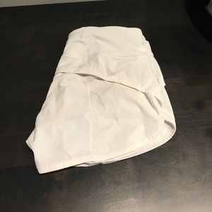Lululemon white speed short