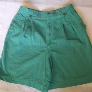 Lizsport Women's Green Casual Shorts Size 12