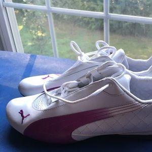 Puma Violet and White Shoes