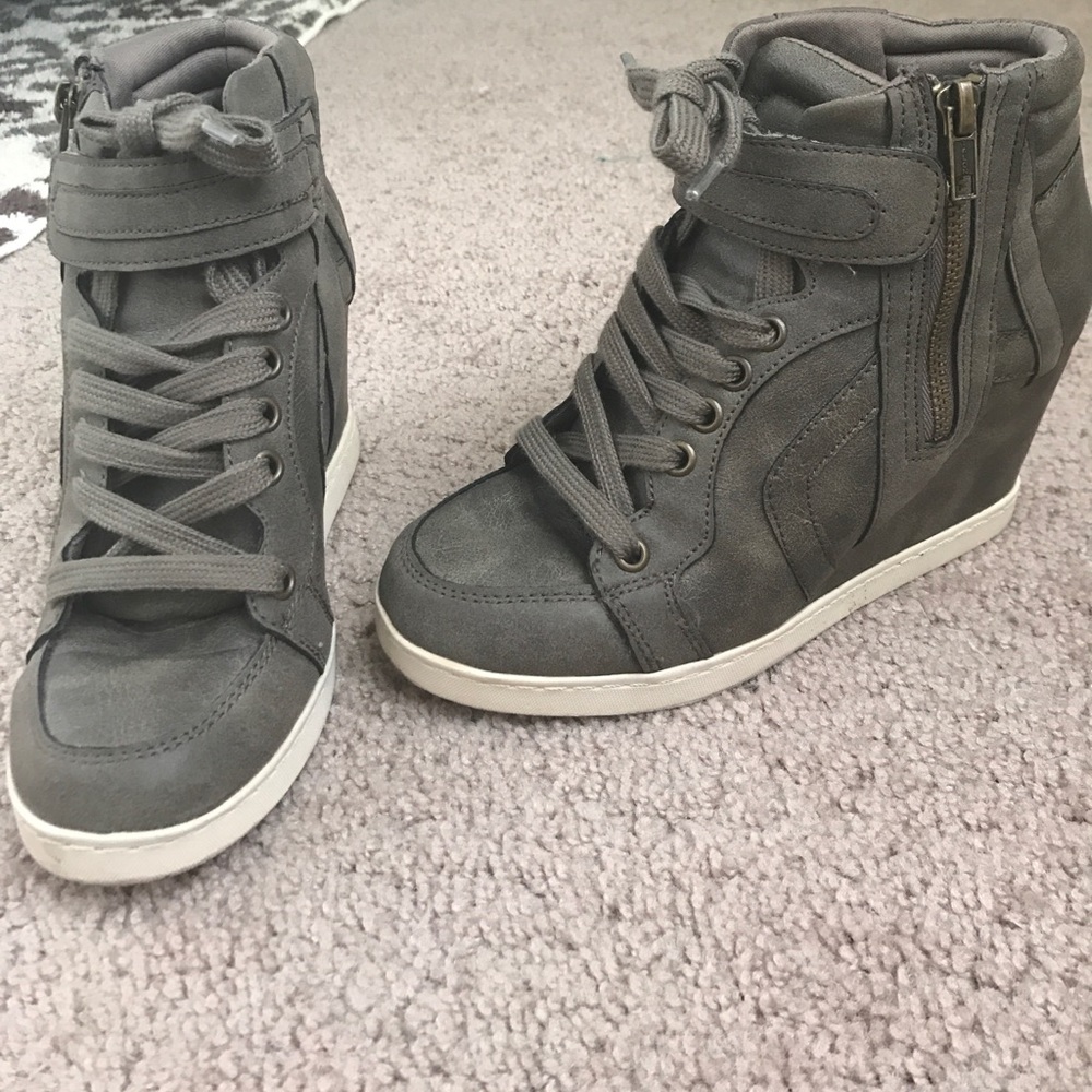 Grey booties
