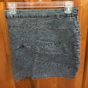 Material Girl Jean skirt- worn twice-size M
