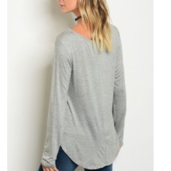 Soft Long Sleeve grey "party" shirt beer pong - Picture 2 of 2