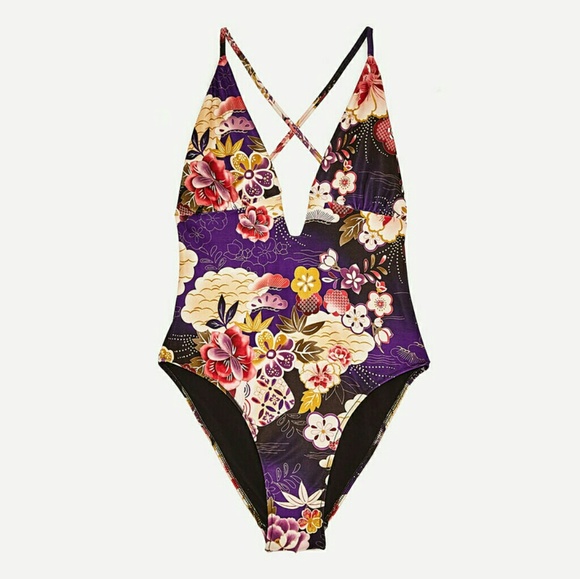 Zara Other - Zara floral print swimwear