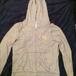 PINK Sequined Zip-up Jacket