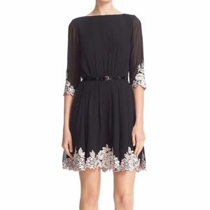 Ted Baker Feay Belted Lace Embellished Dress