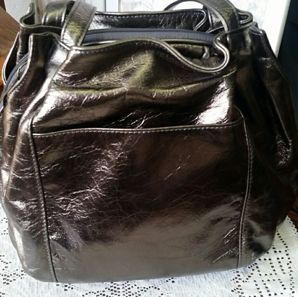 Genuine SAS Metallic Gold Bag