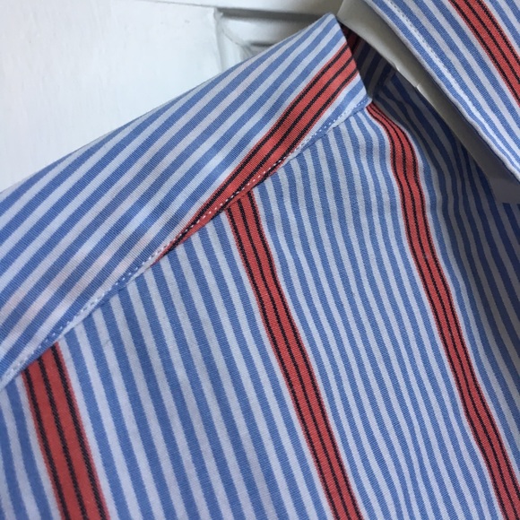 Men's Lacoste Striped Button Down - Picture 2 of 4