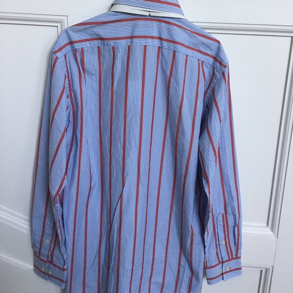 Men's Lacoste Striped Button Down - Picture 4 of 4