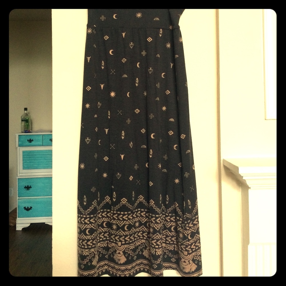 Mossimo fold over maxi skirt