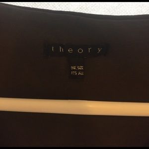 Theory sleeveless brown stretch shell