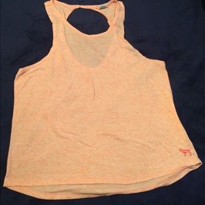 PINK Open Back Tank-top