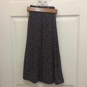 Geometric Floral Purple Mint LuLaRoe Madison M