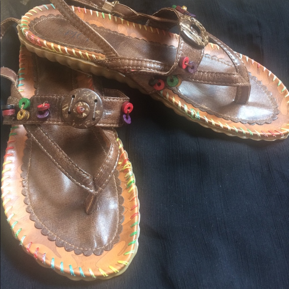 Comfy tribal sandals