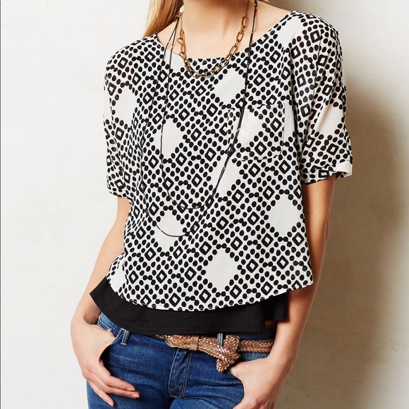 Anthropologie Tops - Anthropologie Meadow Rue Zane Layered Top