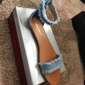 Denim Sandals