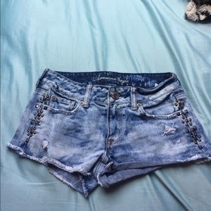 American eagle acid washed shorts!