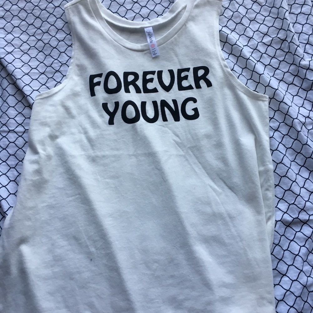'Forever Young' Muscle Tank
