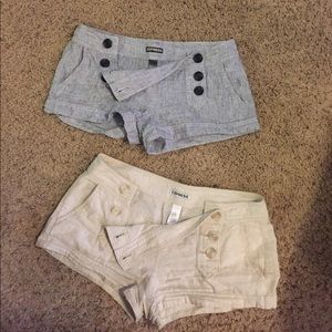 Express linen shorts