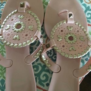 Pink women's Jelly Jack Rogers size 7