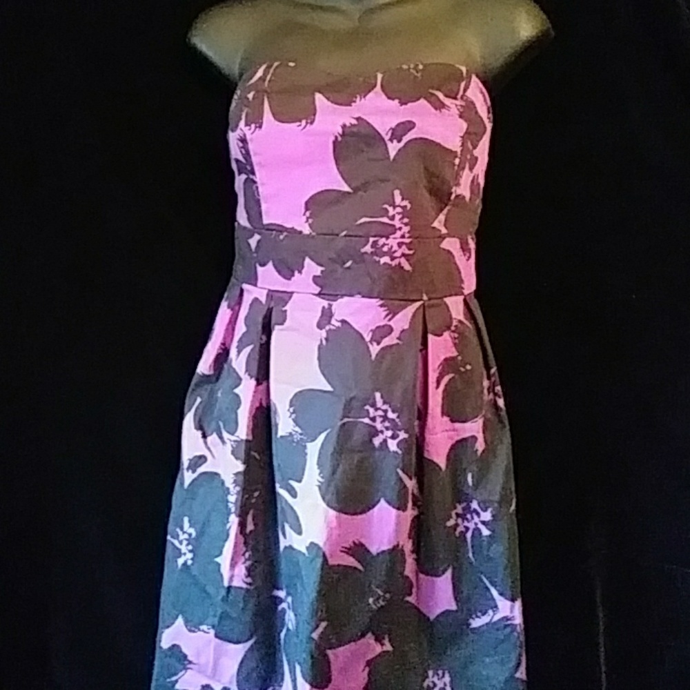Romy lined cotton strapless sundress - size S