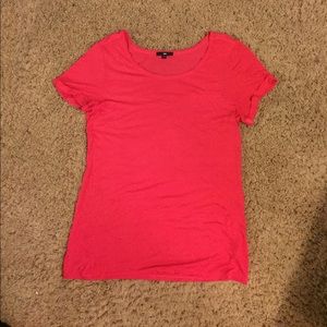 Pink rayon short sleeved t-shirt